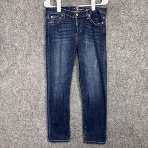 7 For All Mankind Jeans Womens Size Josefina Skinny Boyfriend Button Fly